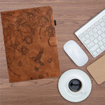 For Lenovo Tab M10 Plus (3rd Gen) Case Flower Bird Imprinted Card Holder Leather Tablet Cover