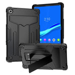 For Lenovo Tab M10 Plus (3rd Gen) / Xiaoxin Pad 2022 10.6 inch T-shaped Kickstand Shockproof Anti-fall PC + Silicone Tablet Case Protective Cover