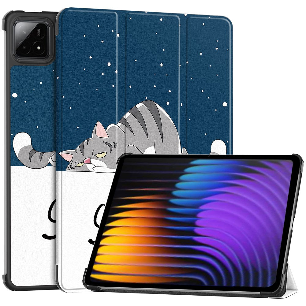 For Xiaomi Poco Pad X1 / Pad 8 Pro / Pad 8 / Pad 7 Pro / Pad 7 Case Pattern Print Leather Stand Tablet Cover