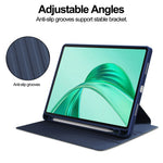 For Honor Pad X8b / Pad X8a Case 360 Degree Rotary Stand PU Leather+Acrylic Tablet Cover (Without Keyboard)