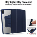 For Honor Pad X8b / Pad X8a Case 360 Degree Rotary Stand PU Leather+Acrylic Tablet Cover (Without Keyboard)