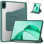 For Honor Pad X8b / Pad X8a Case 360 Degree Rotary Stand PU Leather+Acrylic Tablet Cover (Without Keyboard)