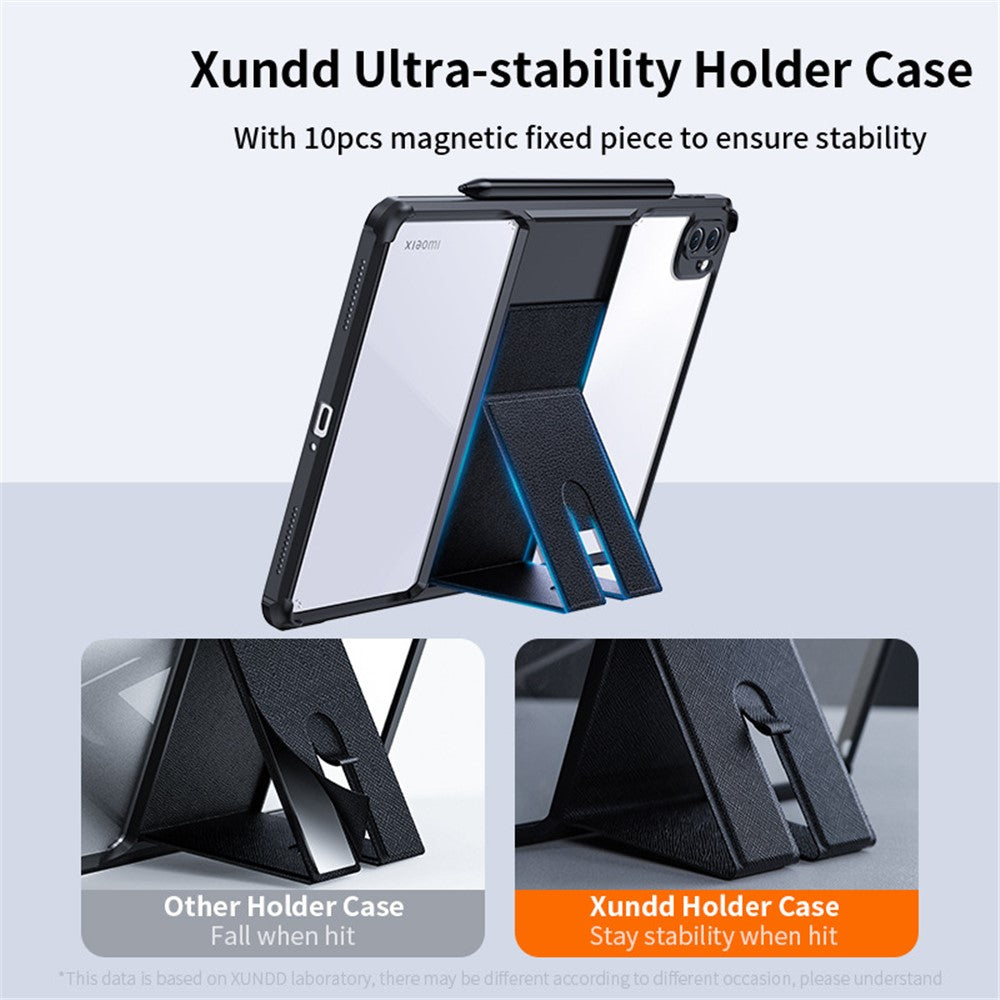 XUNDD For Xiaomi Pad 5/Pad 5 Pro Air Cushion Protective Case Shockproof TPU Tablet Case with Kickstand