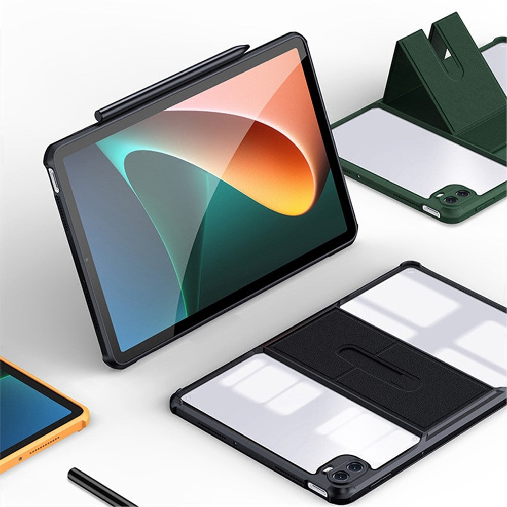 XUNDD For Xiaomi Pad 5/Pad 5 Pro Air Cushion Protective Case Shockproof TPU Tablet Case with Kickstand