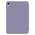 For iPad mini (2024) Case Magnetic Attachment PU Leather Tri-Fold Stand Shockproof Cover