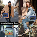 For Xiaomi Redmi Pad SE 4G 8.7 inch Case Silicone+PC Kickstand Tablet Cover with Handy Strap