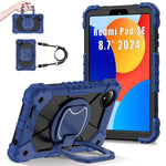 For Xiaomi Redmi Pad SE 4G 8.7 inch Case Silicone+PC Kickstand Tablet Cover