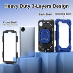 For Xiaomi Redmi Pad SE 4G 8.7 inch Case Silicone+PC Kickstand Tablet Cover