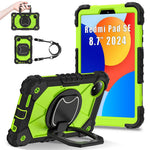 For Xiaomi Redmi Pad SE 4G 8.7 inch Case Silicone+PC Kickstand Tablet Cover
