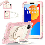 For Xiaomi Redmi Pad SE 4G 8.7 inch Case Silicone+PC Kickstand Tablet Cover