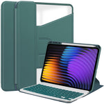 For Xiaomi Poco Pad X1 / Pad 8 Pro / Pad 8 / Pad 7 Pro / Pad 7 Case 360-Degree Rotary Stand PU Leather+Acrylic Tablet Cover with Keyboard