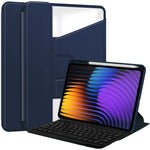 For Xiaomi Poco Pad X1 / Pad 8 Pro / Pad 8 / Pad 7 Pro / Pad 7 Case 360-Degree Rotary Stand PU Leather+Acrylic Tablet Cover with Keyboard