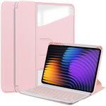 For Xiaomi Poco Pad X1 / Pad 8 Pro / Pad 8 / Pad 7 Pro / Pad 7 Case 360-Degree Rotary Stand PU Leather+Acrylic Tablet Cover with Keyboard