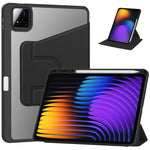For Xiaomi Poco Pad X1 / Pad 8 Pro / Pad 8 / Pad 7 Pro / Pad 7 Case 360 Degree Rotary Stand PU Leather+Acrylic Tablet Cover (Without Keyboard)