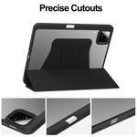 For Xiaomi Poco Pad X1 / Pad 8 Pro / Pad 8 / Pad 7 Pro / Pad 7 Case 360 Degree Rotary Stand PU Leather+Acrylic Tablet Cover (Without Keyboard)