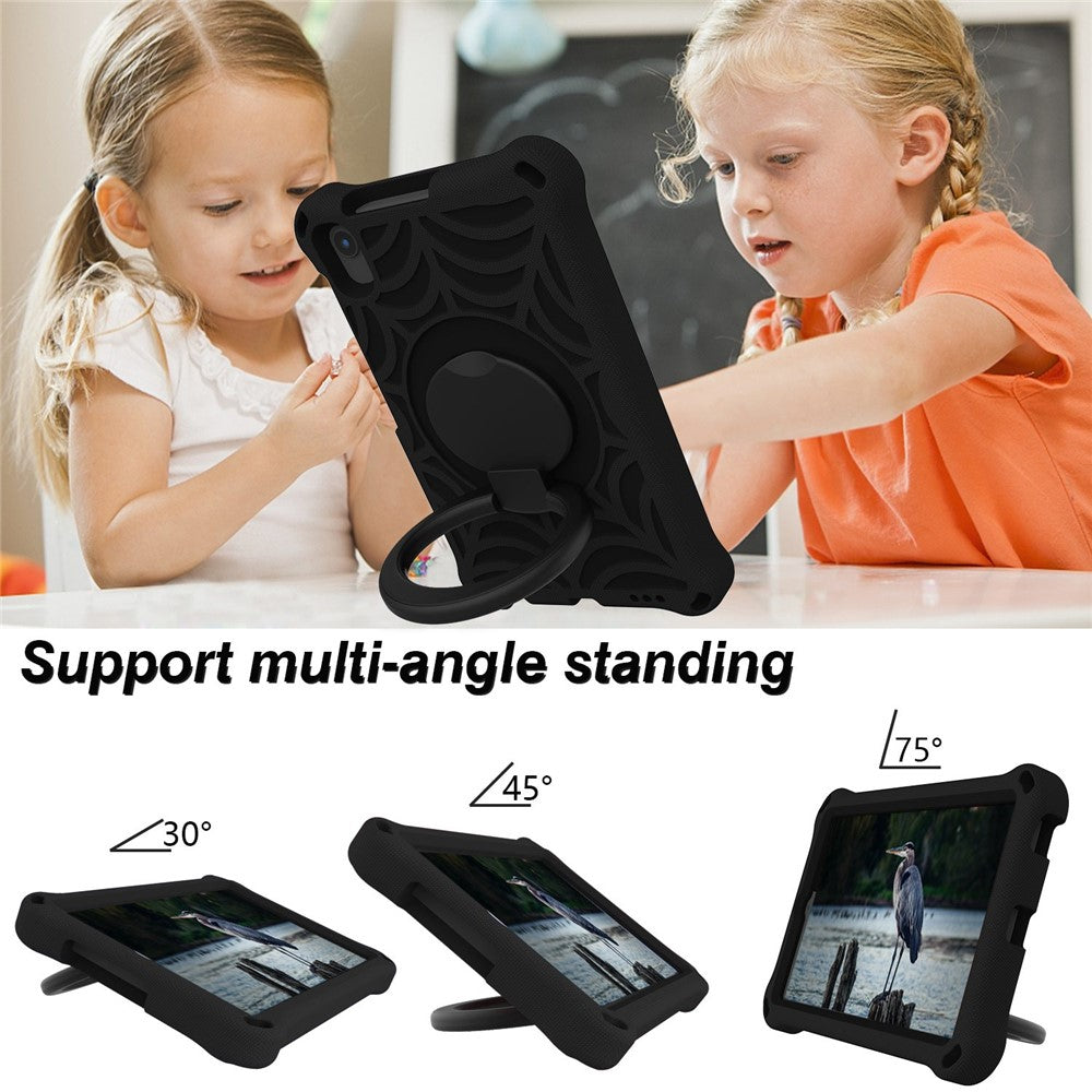 For Lenovo Tab M8 TB-8505/TB-8705/TB-8506 (2021) Shockproof EVA Case Anti-Scratch Protective Cover Kickstand Tablet Case with Shoulder Strap