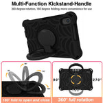 For Lenovo Tab M8 TB-8505/TB-8705/TB-8506 (2021) Shockproof EVA Case Anti-Scratch Protective Cover Kickstand Tablet Case with Shoulder Strap
