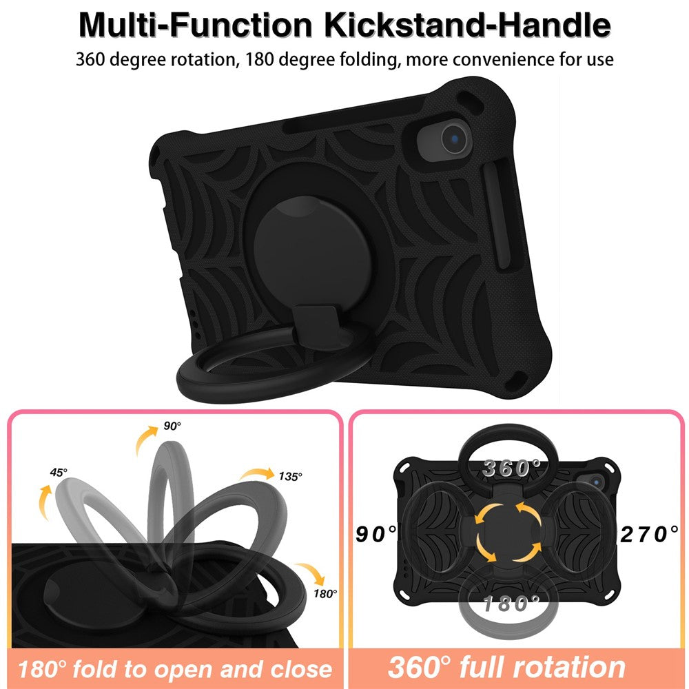For Lenovo Tab M8 TB-8505/TB-8705/TB-8506 (2021) Shockproof EVA Case Anti-Scratch Protective Cover Kickstand Tablet Case with Shoulder Strap