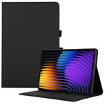 For Xiaomi Poco Pad X1 / Pad 8 Pro / Pad 8 / Pad 7 Pro / Pad 7 Leather Case Card Holder Cloth Texture Tablet Stand Cover