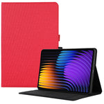 For Xiaomi Poco Pad X1 / Pad 8 Pro / Pad 8 / Pad 7 Pro / Pad 7 Leather Case Card Holder Cloth Texture Tablet Stand Cover