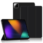 For Xiaomi Pad 7 Case PU Leather TPU Back Trifold Stand Tablet Cover Auto Wake  /  Sleep