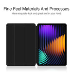 For Xiaomi Pad 7 Case PU Leather TPU Back Trifold Stand Tablet Cover Auto Wake  /  Sleep