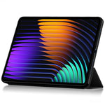 For Xiaomi Pad 7 Case PU Leather TPU Back Trifold Stand Tablet Cover Auto Wake  /  Sleep