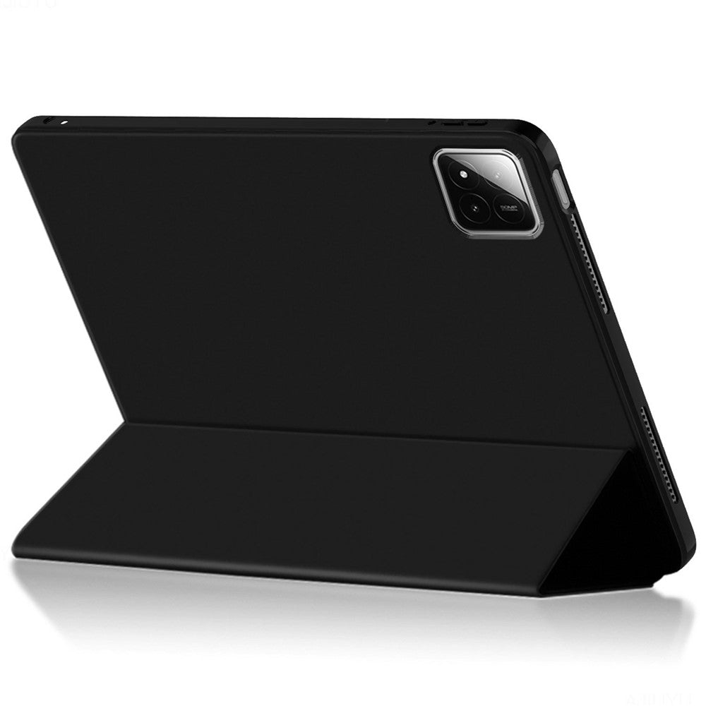 For Xiaomi Pad 7 Case PU Leather TPU Back Trifold Stand Tablet Cover Auto Wake  /  Sleep