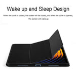 For Xiaomi Pad 7 Case PU Leather TPU Back Trifold Stand Tablet Cover Auto Wake  /  Sleep