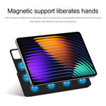 For Xiaomi Pad 7 Leather Case Origami Stand Magnetic Tablet Cover Auto Wake  /  Sleep