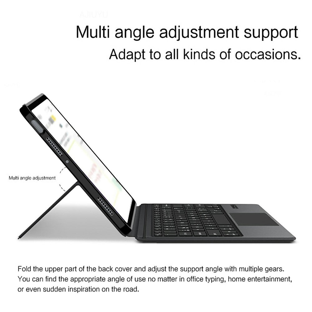 For Xiaomi Pad 7 Magnetic Leather Case + Touchpad Bluetooth-compatible Keyboard with Backlit