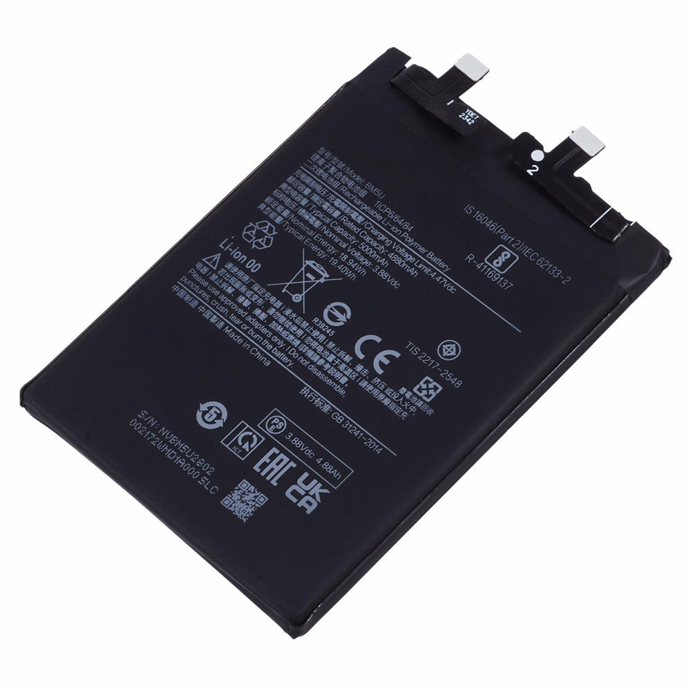 Til Xiaomi Redmi Note 13 Pro+ 5G 3.88V 4880mAh Li-Polymer Batterisamling (Uden logo) (Kode: BM5U)
