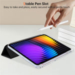 For Xiaomi Poco Pad X1 / Pad 8 Pro / Pad 8 / Pad 7 Pro / Pad 7 Case PU Leather Origami Stand Clear Tablet Cover