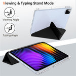 For Xiaomi Poco Pad X1 / Pad 8 Pro / Pad 8 / Pad 7 Pro / Pad 7 Case PU Leather Origami Stand Clear Tablet Cover