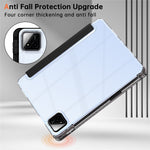 For Xiaomi Poco Pad X1 / Pad 8 Pro / Pad 8 / Pad 7 Pro / Pad 7 Case PU Leather Origami Stand Clear Tablet Cover