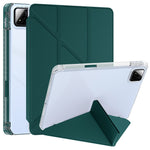 For Xiaomi Poco Pad X1 / Pad 8 Pro / Pad 8 / Pad 7 Pro / Pad 7 Case PU Leather Origami Stand Clear Tablet Cover