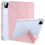 For Xiaomi Poco Pad X1 / Pad 8 Pro / Pad 8 / Pad 7 Pro / Pad 7 Case PU Leather Origami Stand Clear Tablet Cover