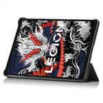 For Lenovo Legion Y700 (2024) Tablet Case Trifold Stand Leather+PC Hollow Back Cover Auto Wake / Sleep