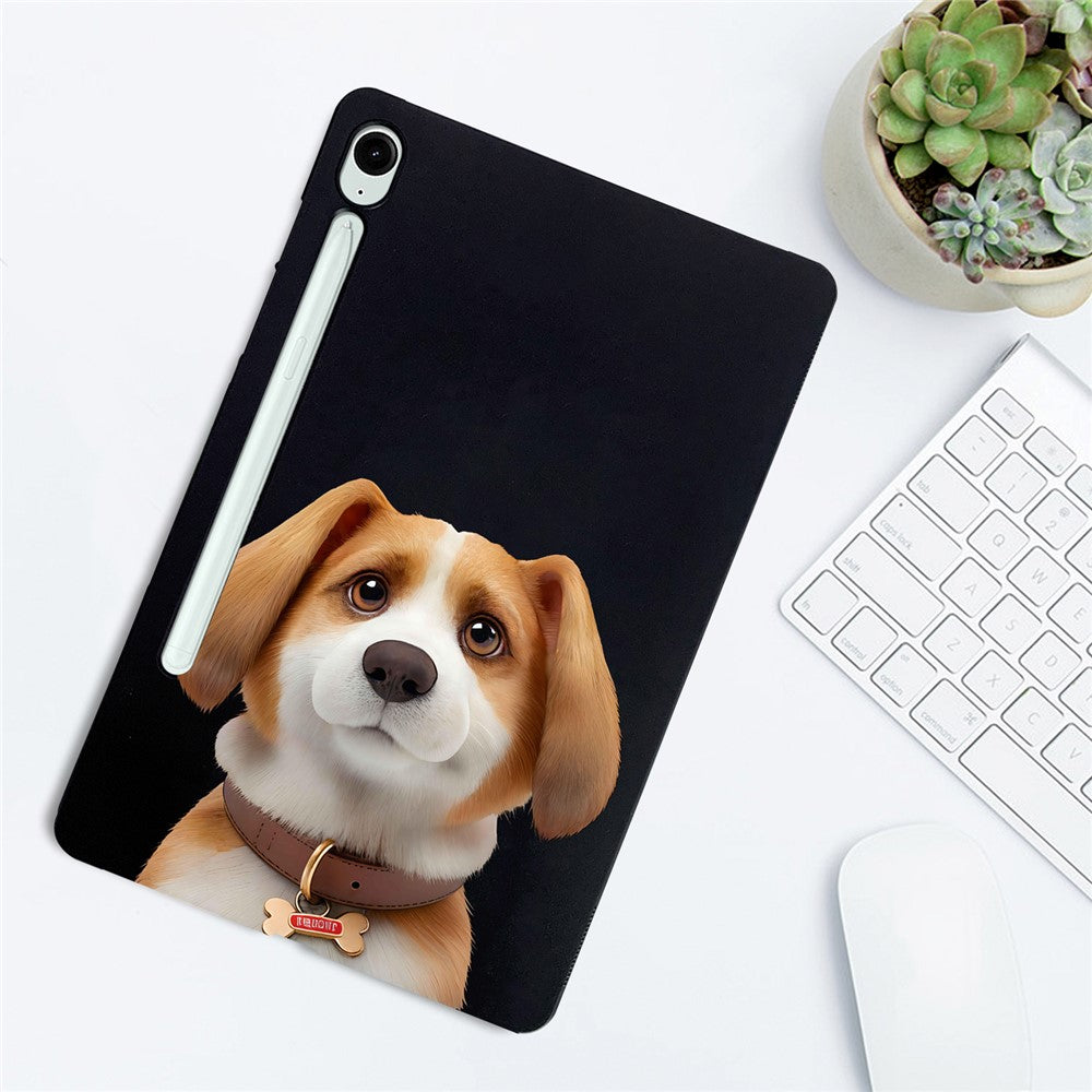 For Samsung Galaxy Tab S10 Lite / S10 FE / S9 FE / S9 Case Pattern Printing Slim TPU Tablet Protective Cover