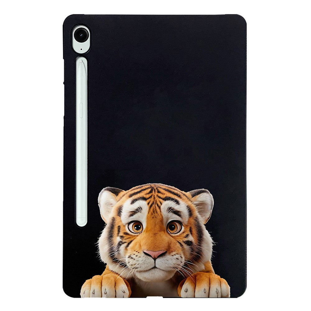 For Samsung Galaxy Tab S10 Lite / S10 FE / S9 FE / S9 Case Pattern Printing Slim TPU Tablet Protective Cover