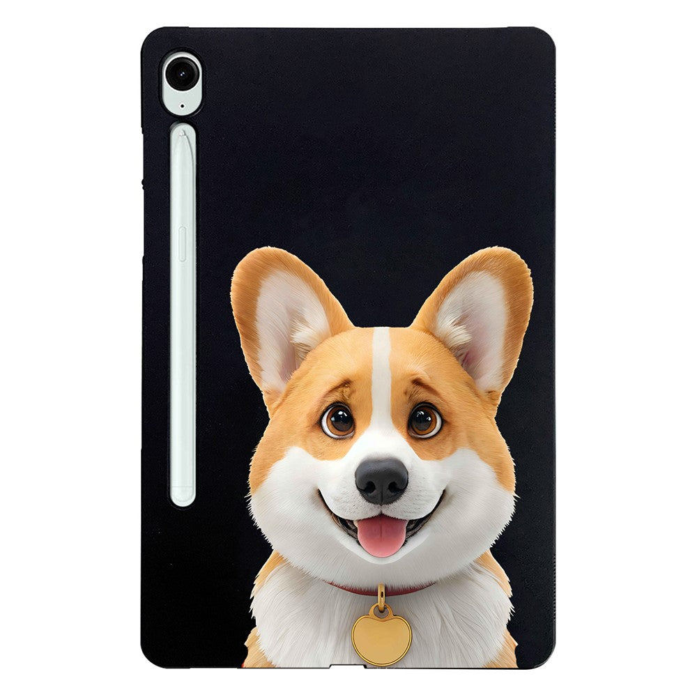 For Samsung Galaxy Tab S10 Lite / S10 FE / S9 FE / S9 Case Pattern Printing Slim TPU Tablet Protective Cover