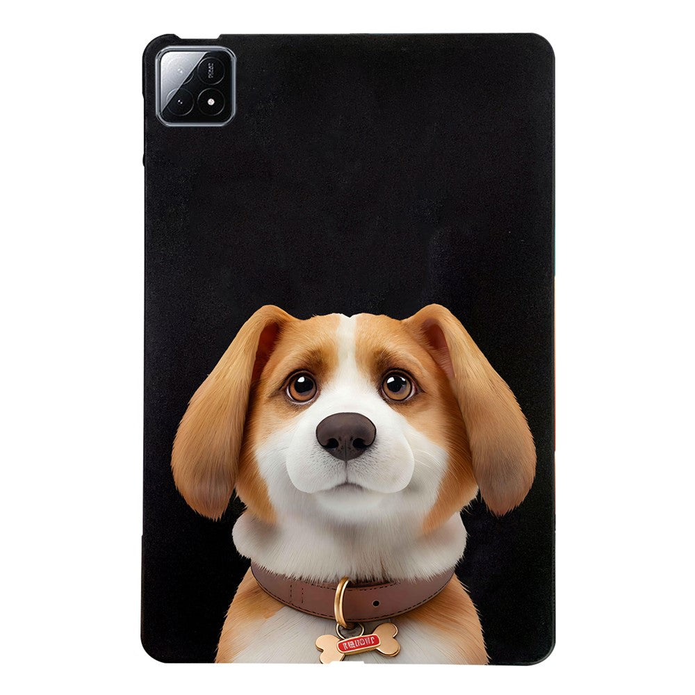 For Xiaomi Pad 6S Pro 12.4 Case Pattern Printing Slim TPU Tablet Protective Cover