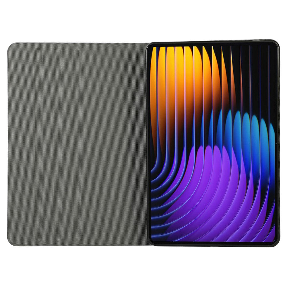 For Xiaomi Pad 7 Pro / Pad 7 Case PU Leather Folding Stand Tablet Protective Cover
