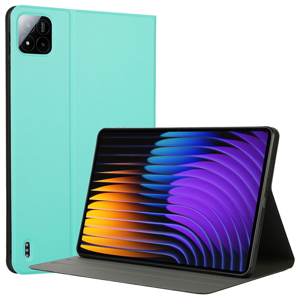 For Xiaomi Pad 7 Pro / Pad 7 Case PU Leather Folding Stand Tablet Protective Cover