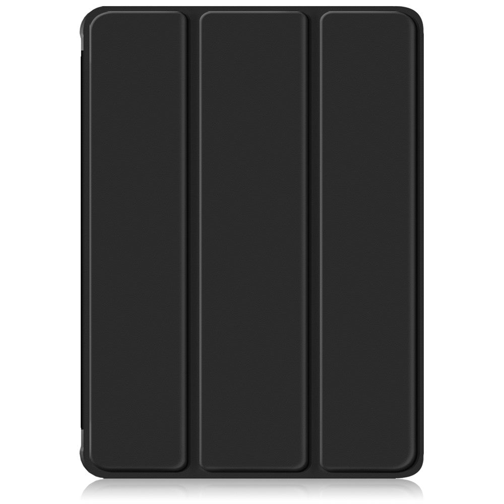 For Xiaomi Pad 7 Pro / Pad 7 Case Tri-Fold Stand PU Leather+TPU+Clear PC Back Cover