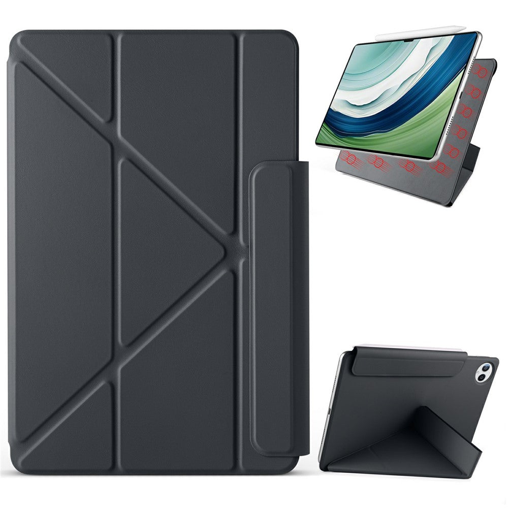 For Huawei MatePad Pro 13.2 Case PC + PU Leather Origami Stand Magnetic Tablet Cover