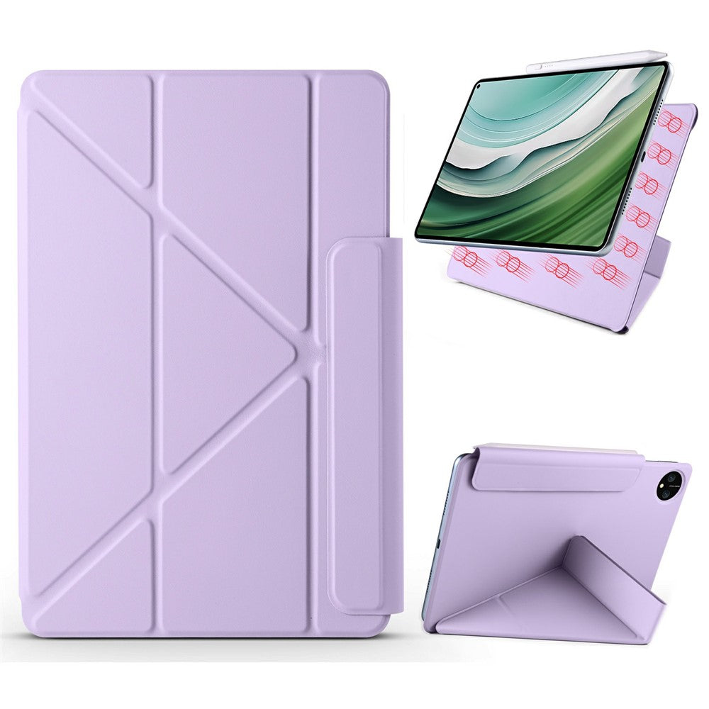 For Huawei MatePad Pro 11 (2024)  /  (2022) Case PC + PU Leather Origami Stand Magnetic Tablet Cover