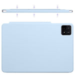 For Xiaomi Pad 6S Pro 12.4 Case PC + PU Leather Origami Stand Magnetic Tablet Cover