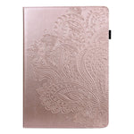 For Honor Pad X8b / Pad X8a Case Peacock Flower Pattern Card Holder Leather Tablet Cover