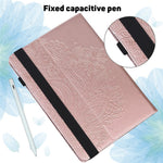 For Xiaomi Poco Pad X1 / Pad 8 Pro / Pad 8 / Pad 7 Pro / Pad 7 Case Peacock Flower Pattern Card Holder Leather Tablet Cover